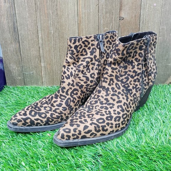 Circus by Sam Edelman WHISTLER Tan/Brown Leopard Bootie - SIZE 7M - Picture 1 of 9